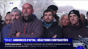 "C'est pas assez": malgré les annonces de Gabriel Attal, les réactions des agriculteurs sont contrastées