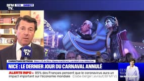 Carnaval de Nice annulé: selon Christian Estrosi, "les conséquences économiques ne seront pas importantes"