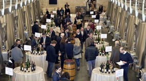 Les visiteurs se pressent à la semaine des primeurs des vins de Bordeaux.