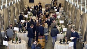 Les visiteurs se pressent à la semaine des primeurs des vins de Bordeaux.