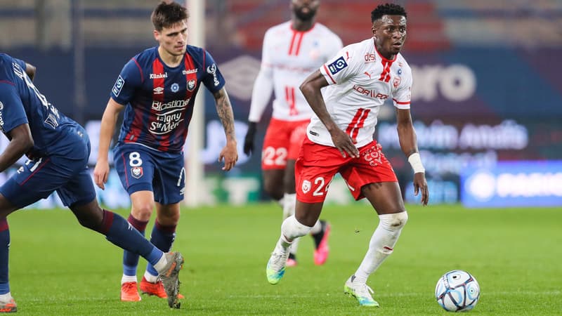 Caen - Nancy lors du match aller