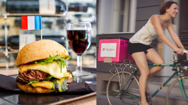 Le site Foodora dispose d'une flotte à Paris de 50 personnes qui livrent les repas à vélo