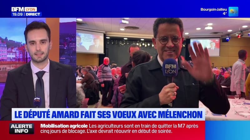 Le député LFI Gabriel Amard était l'invité de Bonsoir Lyon