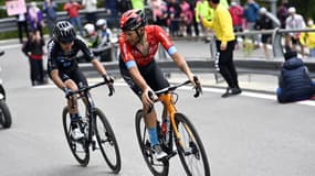 Damiano Caruso et Romain Bardet