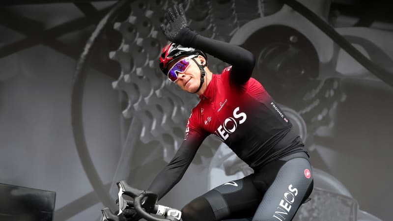 Christopher Froome lors du Tour de Yorkshire, le 3 mai 2019