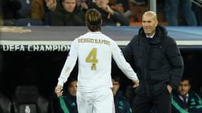 Sergio Ramos et Zinedine Zidane