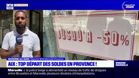 Aix-en-Provence: début des soldes en Provence