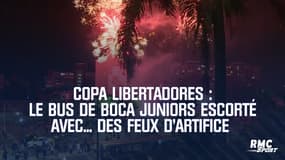 Copa Libertadores : Le bus de Boca Juniors escorté avec... des feux d'artifice
