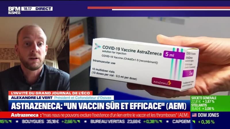 Alexandre Le Vert (Osivax) : AstraZeneca, un vaccin sûr et efficace (AEM) - 18/03