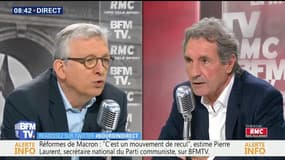 Réformes du gouvernement: “J’appelle ça de la régression sociale, pas de la réforme” (Pierre Laurent, PCF)