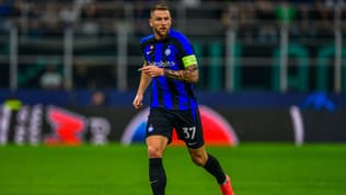 Milan Skriniar avec l'Inter Milan, en octobre 2022