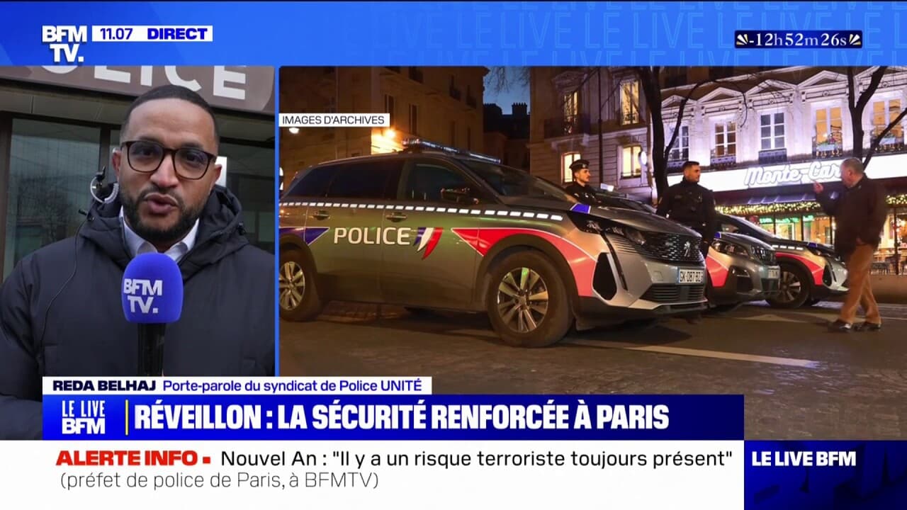 Nouvel an à Paris "Mes collègues sont épuisés", déclare le porteparole du syndicat de police UNITÉ