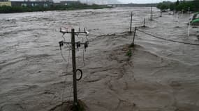 Pékin pendant les inondations dues au cyclone Doksuri 