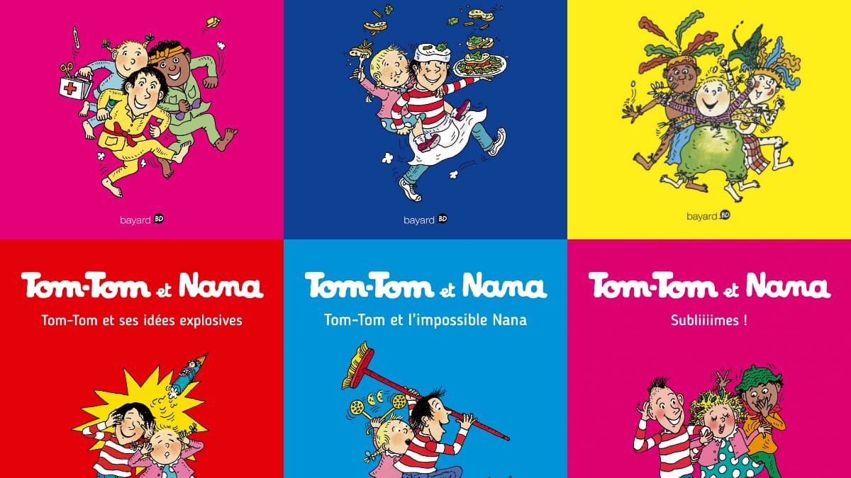 Couvertures de Tom-Tom et Nana Couvertures de Tom-Tom et Nana