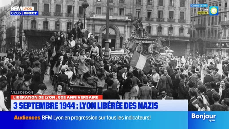 Libération de Lyon: la ville libérée des nazis le 3 septembre 1944