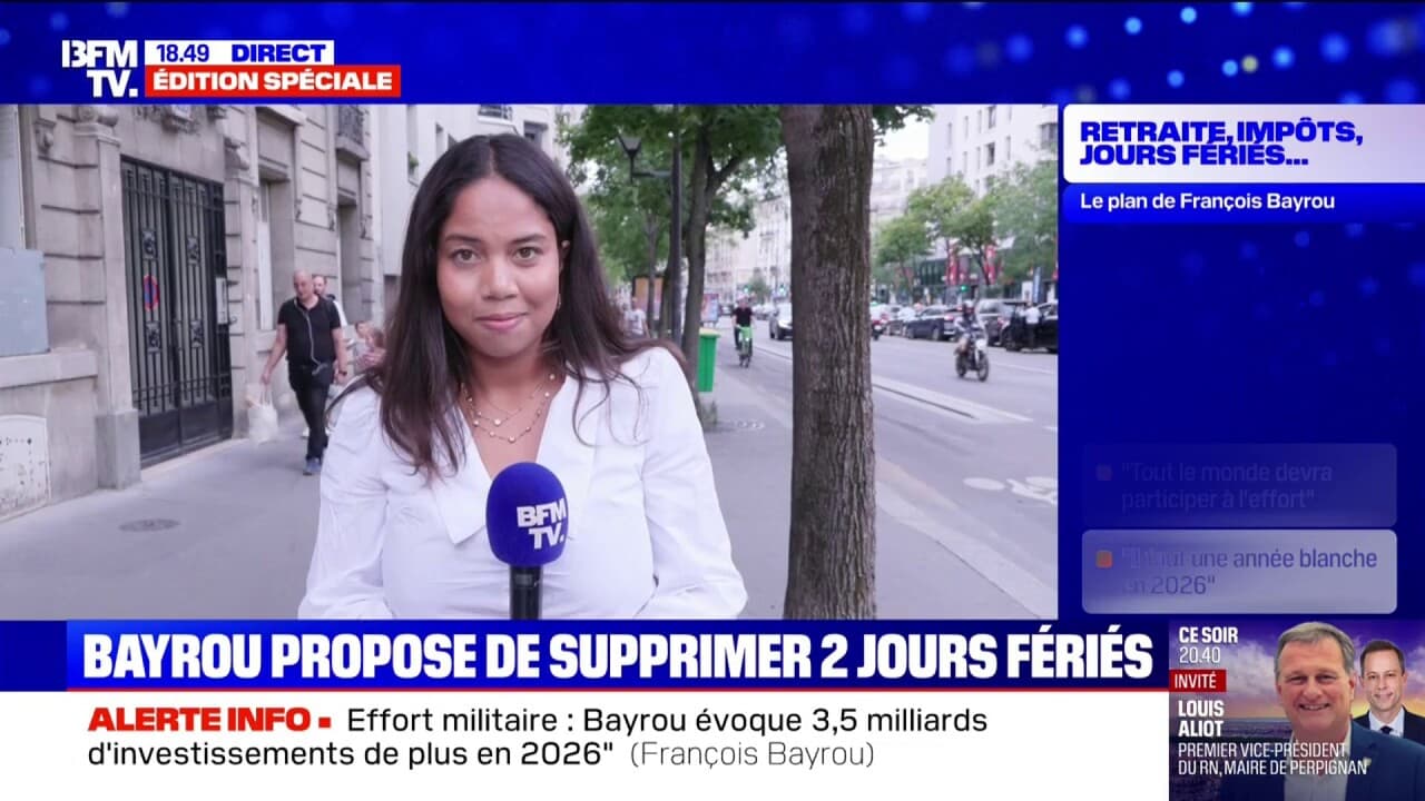 Suppression de deux jours fériés: "Ça ne va pas régler les problèmes ...