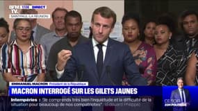 Emmanuel Macron à La Réunion: "Pendant des décennies on a répondu à la colère par de l'argent public (...) mais ce n'est pas durable"