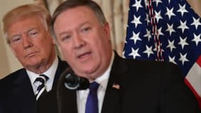 Donald Trump et Mike Pompeo le 2 mai 2018