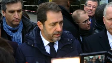 Christophe Castaner s'est rendu dans le 16e arrondissement ce mardi.