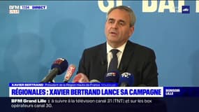 Régionales Hauts-de-France: coup d'envoi pour la campagne de Xavier Bertrand