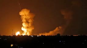 Bombardement israélien dans la bande de Gaza