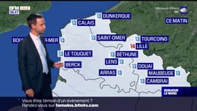Météo: des nuages ce matin avant un après-midi plus dégagé, 16°C à Dunkerque et 20°C à Douai