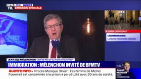 Projet de loi immigration: "Rien n'obligeait monsieur Macron à reprendre le texte du Sénat", affirme Jean-Luc Mélenchon (LFI)