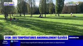 Lyon: des températures anormalement élevées