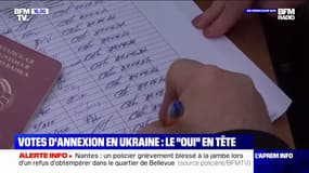 Votes d'annexion en Ukraine: la commission électorale russe annonce le "oui" en tête 