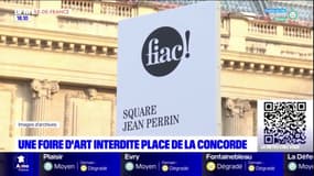 Paris: la foire d'art interdite par la préfecture de police sur la place de la Concorde