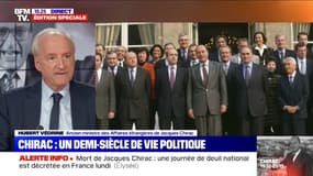 "C'est une page de notre histoire qui se tourne", réagit Hubert Védrine, ancien ministre des Affaires étrangères de Jacques Chirac