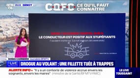 Dans 1 accident mortel de la route sur 5, le conducteur est testé positif aux stupéfiants 