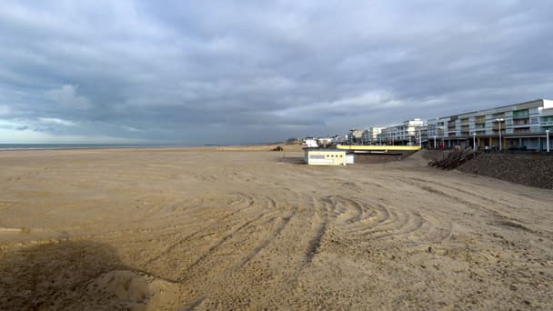 La plage de Berck-sur-mer (illustration)