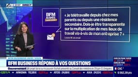 BFM Business avec vous : Dois-je être transparente sur la multiplication de mes lieux de travail vis-à-vis de mon entreprise ? - 31/05