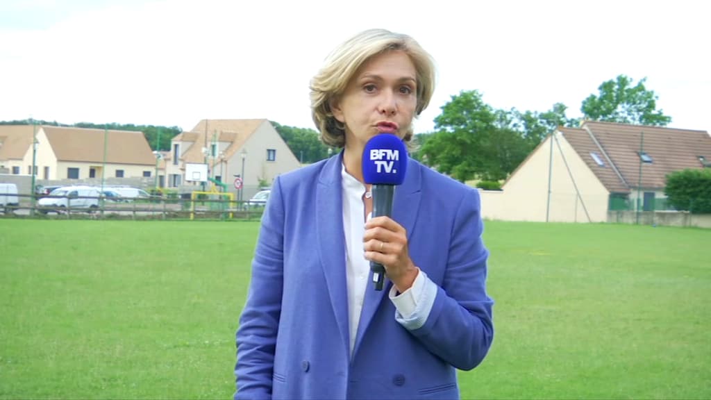 La présidente de la région Île-de-France et candidate à sa réélection Valérie Pécresse sur BFMTV le 21 juin 2021.