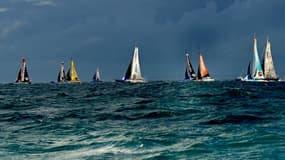 Des bateaux pendant une course à la voile en 2023