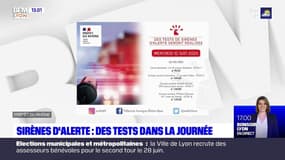 Lyon: les sirènes d'alerte de la ville en test ce mercredi