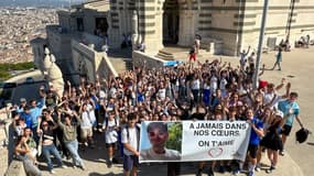 Marceau a fait toute sa scolarité dans le collège-lycée Saint-Joseph de Gap, ses camarades lui ont rendu hommage à Marseille.