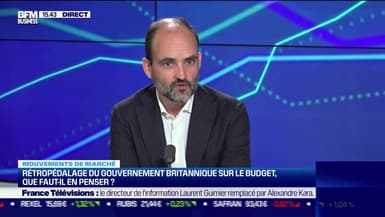 Nicolas Goetzmann (La Financière de la Cité) : Rétropédalage du gouvernement britannique sur le budget, que faut-il en penser ? - 03/10
