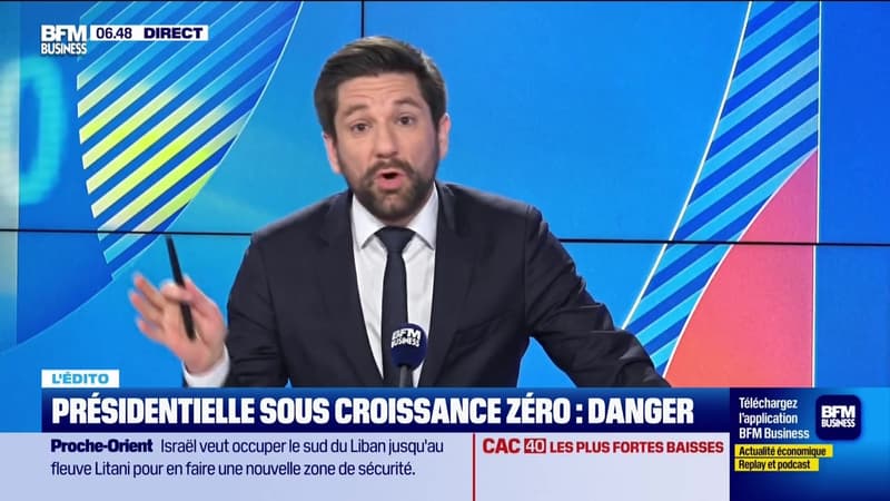 L’Edito de Raphaël Legendre : Présidentielle sous croissance zéro, danger - 25/03