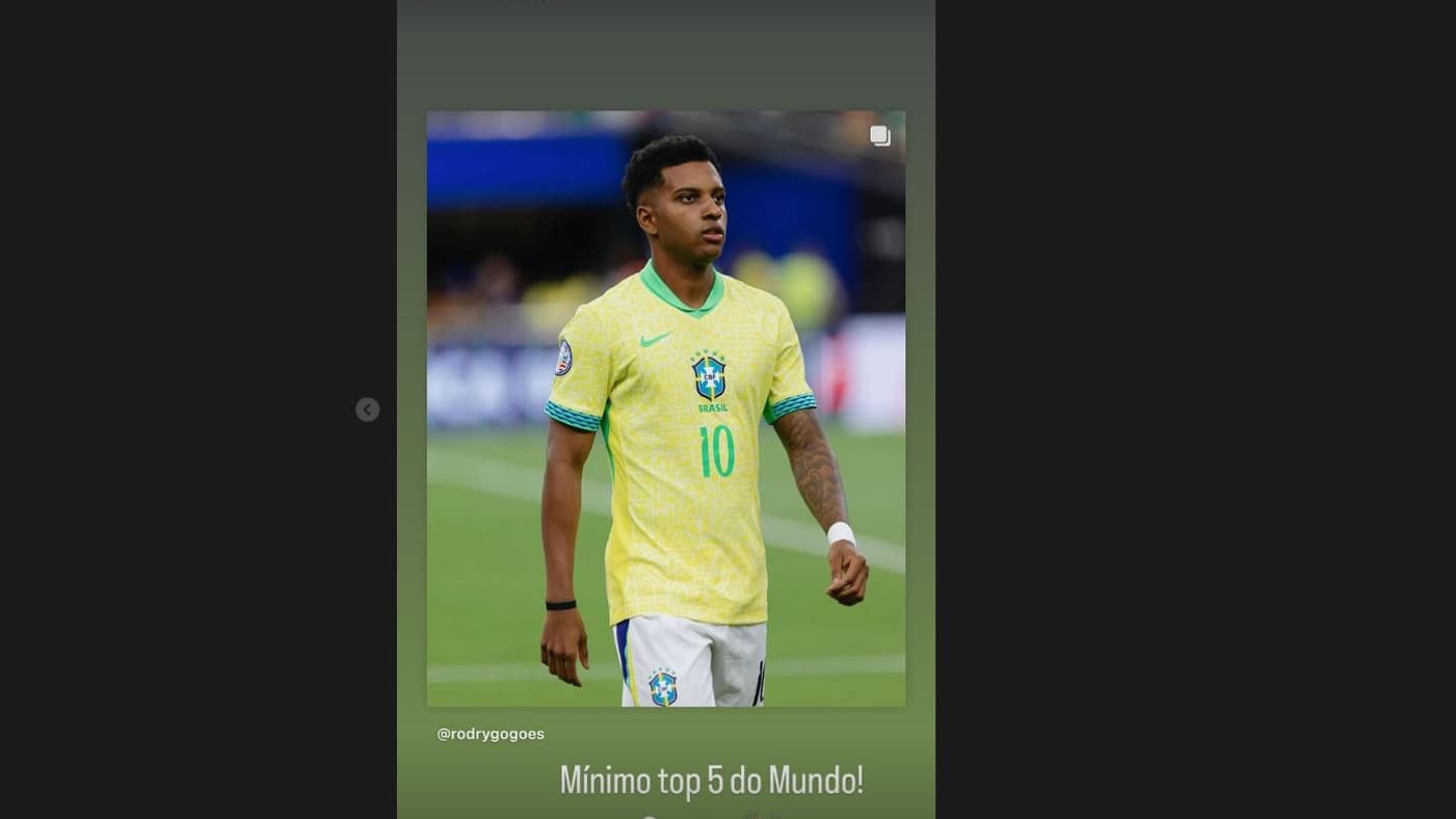 Pour Neymar, Rodrygo est "minimum dans les cinq meilleurs joueurs du monde" (le 4 septembre 2024) Pour Neymar, Rodrygo est "minimum dans les cinq meilleurs joueurs du monde" (le 4 septembre 2024)