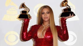 Beyoncé le 13 février à Los Angeles lors des Grammy Awards