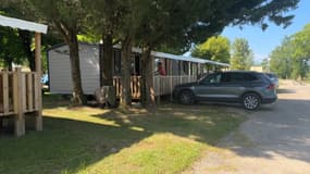 Un camping de l'Ain qui peine à faire le pein cet été en raison de la météo capricieuse.