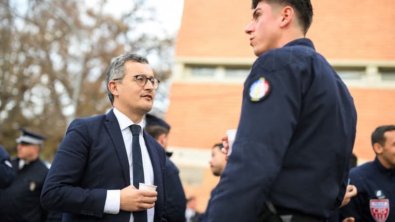 Gérald Darmanin à Marseille le 3 janvier 2024