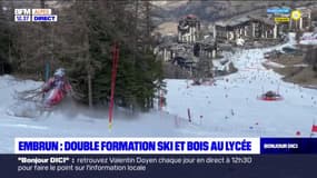 Embrun: un lycée professionnel propose une double formation ski et bois