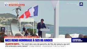 Nice: Christian Estrosi rend hommage aux "86 anges" victimes de l'attentat du 14-Juillet 2016