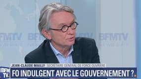 Jean-Claude Mailly, invité de BFMTV.