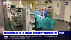 Hauts-de-France: les hôpitaux tournent en mode été