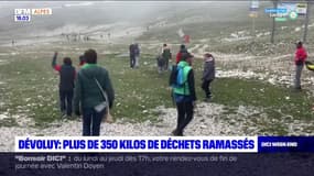Hautes-Alpes: plus de 350 kg de déchets ramassés lors d'une opération de nettoyage au Dévoluy
