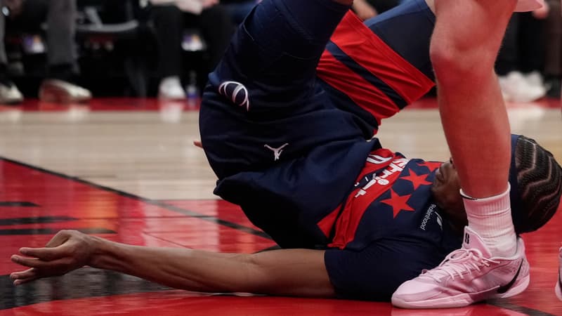 Regarder la vidéo NBA: la chute impressionnante du Français Bilal Coulibaly, sorti blessé avec Washington